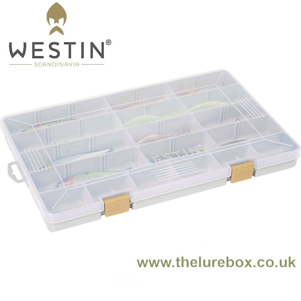 Westin W3 Tackle Box - Grey & Clear