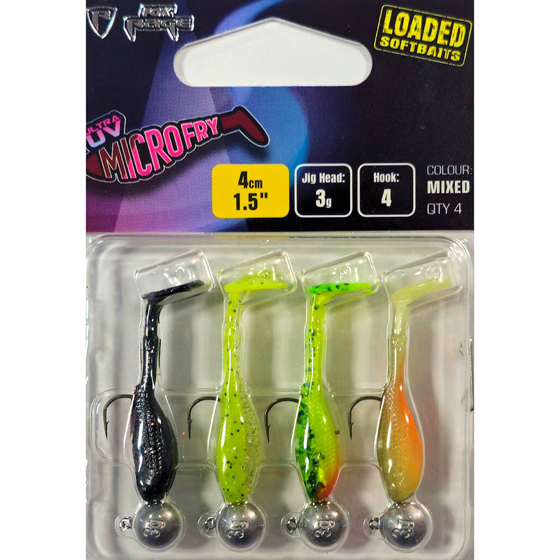 Fox Rage Micro Fry Loaded Mixed UV Colours - 4cm