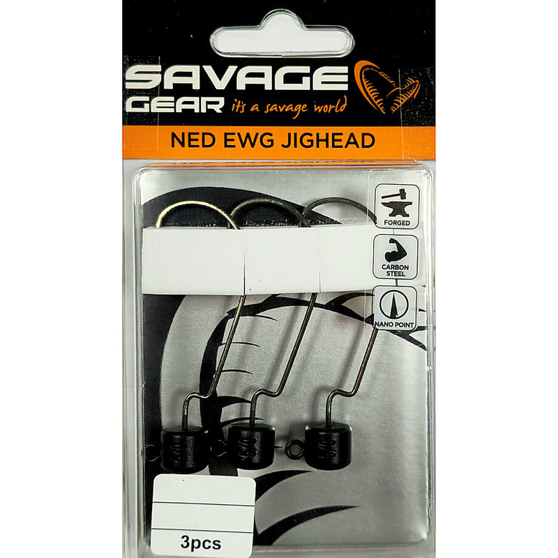 Savage Gear EWG Weedless Ned Jig Heads - 1/0