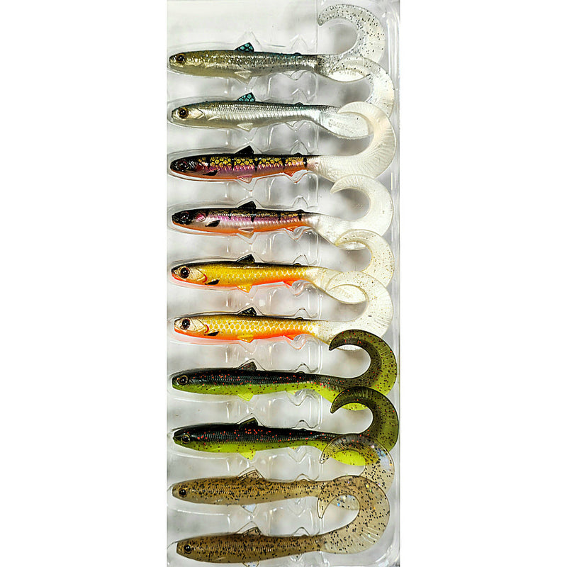 Westin BullTeez Curltail 10cm - Mixed Packs