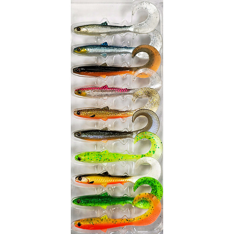 Westin BullTeez Curltail 10cm - Mixed Packs