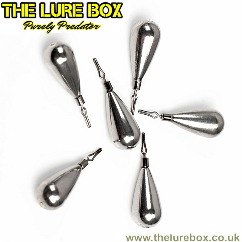 The Lure Box Tungsten Teardrop Dropshot Weights