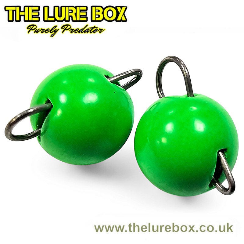 The Lure Box Tungsten Cheburashka Weights - Chartreuse