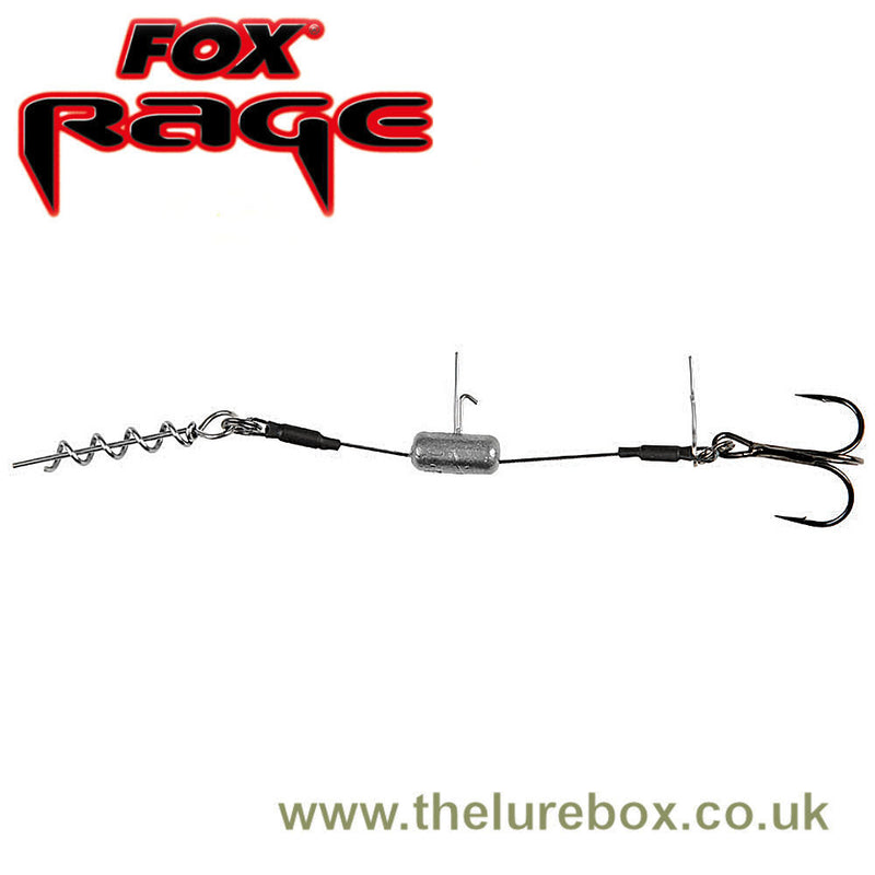 Fox Rage TI Pro Harness Weighted Stinger Rig - Single