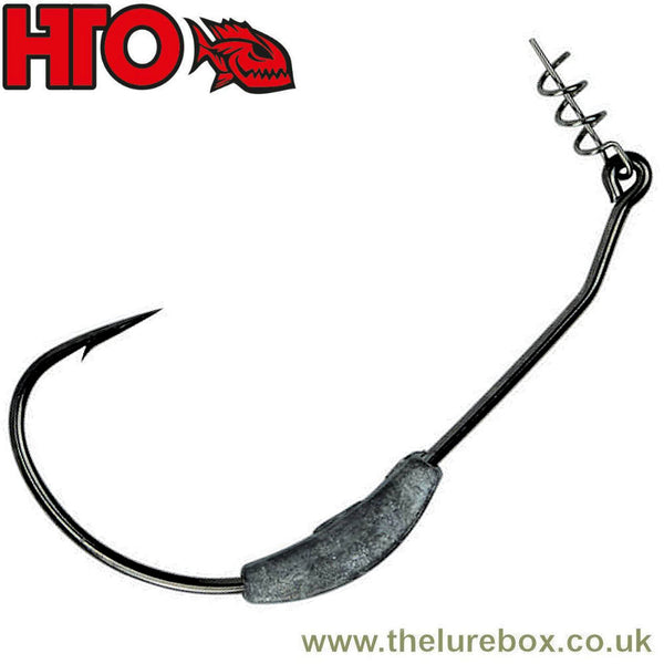 HTO Twist Lox Belly Weighted Hooks - 3.5g