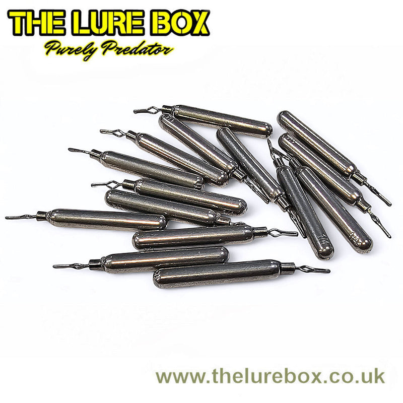 The Lure Box Tungsten Skinny Pencil Dropshot Weights - Bulk Packs