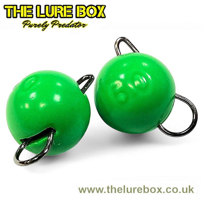 The Lure Box Tungsten Cheburashka Weights - Chartreuse