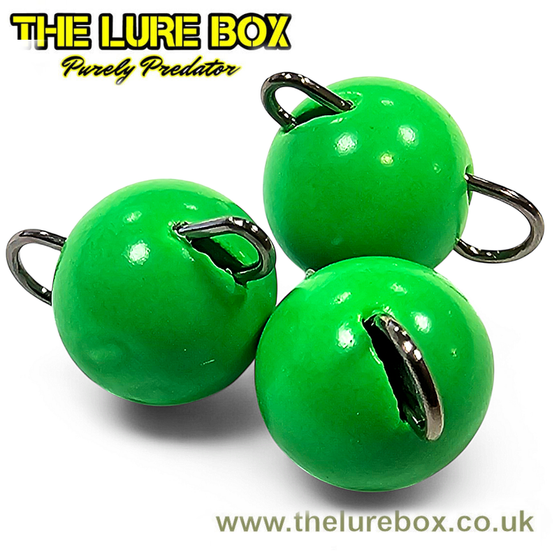 The Lure Box Tungsten Cheburashka Weights - Chartreuse