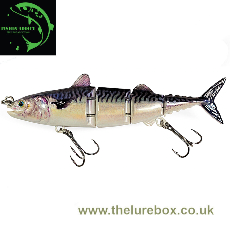 Fishin Addict Joey Mackerel Slim Jointed Swimbait - 15cm