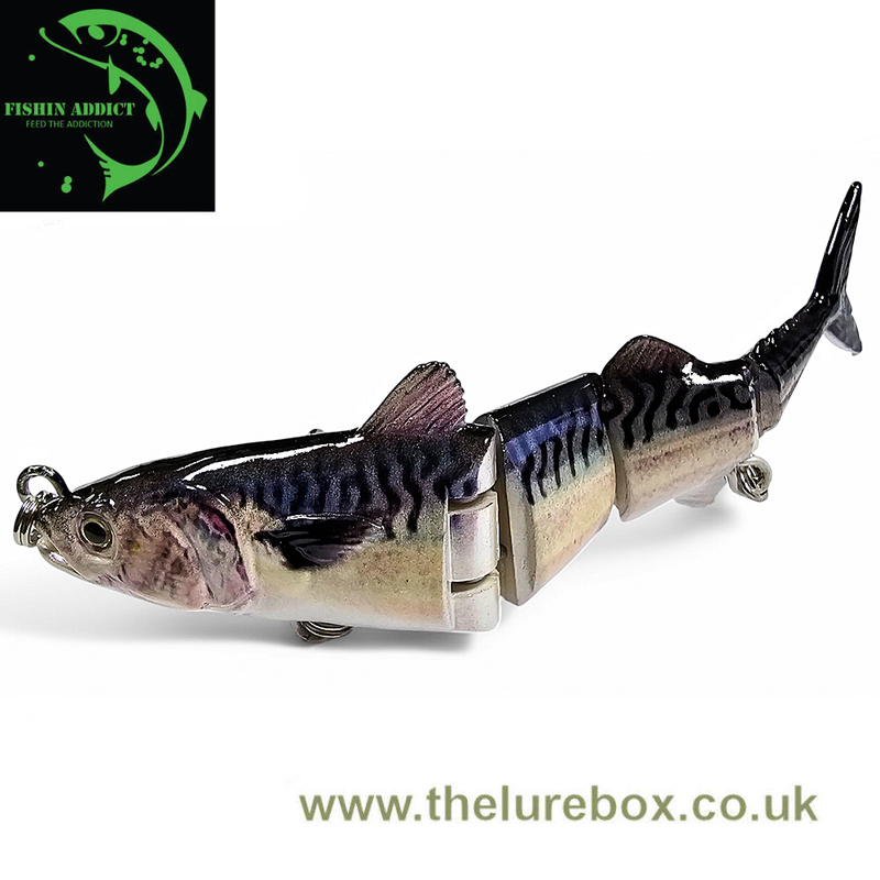 Fishin Addict Joey Mackerel Slim Jointed Swimbait - 15cm