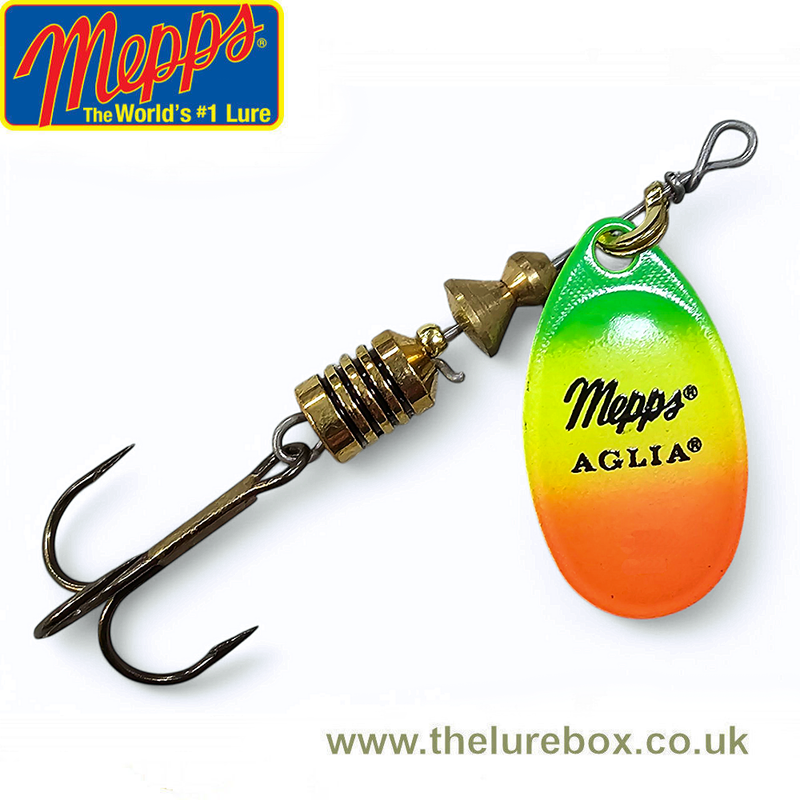 Mepps Aglia Fluo Tiger Gold Spinners