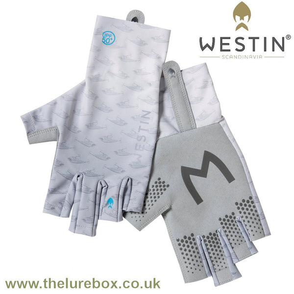 Westin Sola UPF Half Finger Gloves Grey