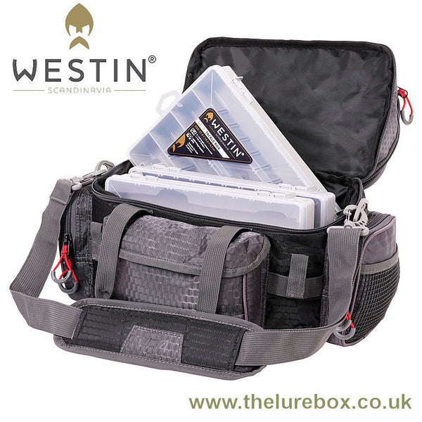 Westin W4 Lure Bag Plus Titanium Black - 40x22x25 cm