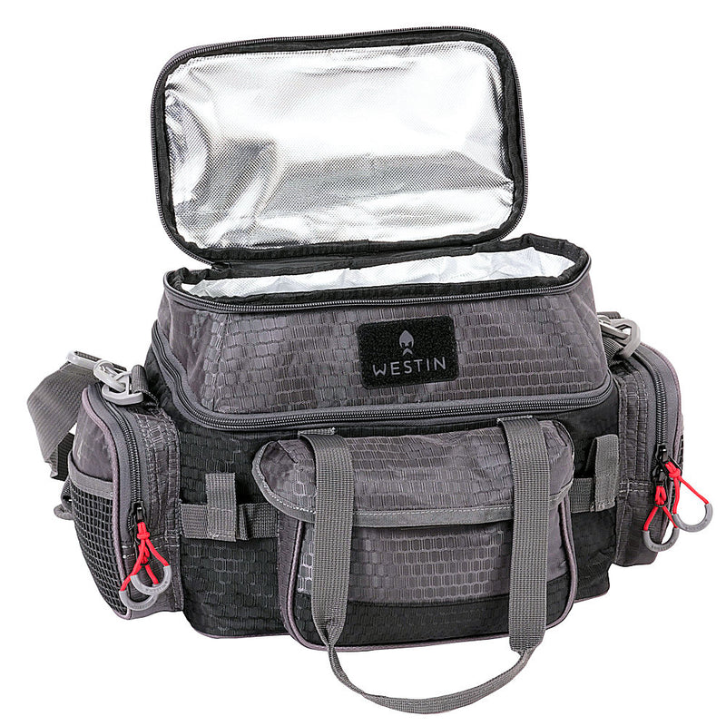 Westin W4 Lure Bag Plus Titanium Black - 40x22x25 cm