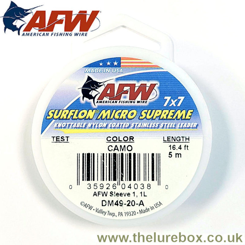 American Fishing Wire Surflon Micro Supreme Leader - Camo