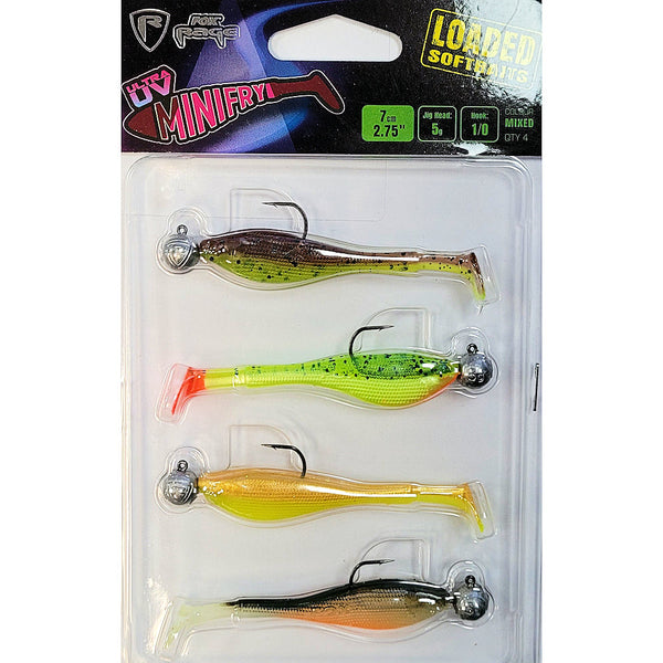 Fox Rage Mini Fry Loaded Mixed UV Colours - 7cm